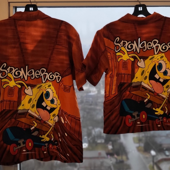 Sponge Bob Aloha Shirt - Picture 3 of 4